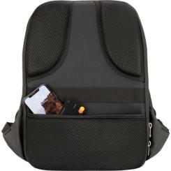 Рюкзак школьный Optima 17" USB унисекс Черный Фото 2