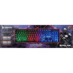 Клавиатура Defender Spark GK-300L USB UA Black Фото 5