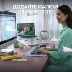 Комплект Logitech MK950 Bluetooth/Wireles UA Graphite Фото 6