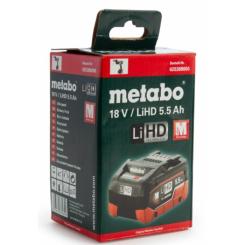 Аккумулятор к электроинструменту Metabo LIHD 18V, 5.5Ah, 0.98кг Фото 3