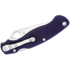 Нож Spyderco Military 2 S110V Dark Blue G10 Фото 3