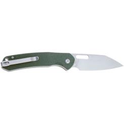 Нож CJRB Pyrite Wharncliffe Micarta Green Фото 1