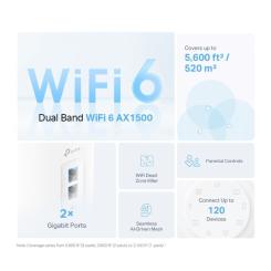 Точка доступа Wi-Fi TP-Link DECO-X10-2-PACK Фото 2