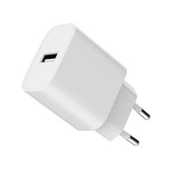 Зарядное устройство Gembird 1xUSB-A 5V/2.4A (12W) white Фото 1