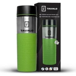 Термокружка Tavialo + 2 ущільнювальних кільця 420 мл Зелений Фото 3