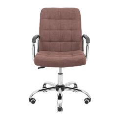 Офисное кресло Richman Брукс Хром Пиастра Шоколад Фото 1