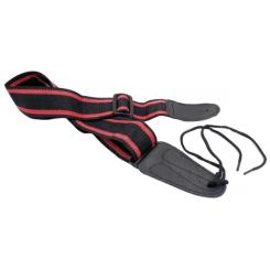 Ремень для гитары Maxtone Guitar Strap Black-Red Фото