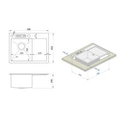 Мойка кухонная Nett NB-6045(R) Фото 3
