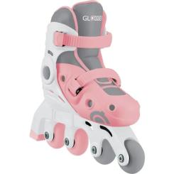 Роликовые коньки Globber 2в1 пастельно-рожеві р.26-29, до 20кг, 3+ Фото 1