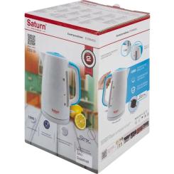 Электрочайник Saturn ST-EK8435U White/Blue Фото 11