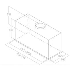 Вытяжка кухонная Elica CT23 BL MAT/A/72 Фото 1