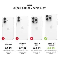 Чехол для мобильного телефона UAG iPhone 16 Pro Max Civilian Magsafe Black Фото 6
