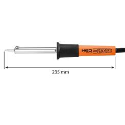 Паяльник электрический Neo Tools 40Вт 450°C никелированная медь Фото 10
