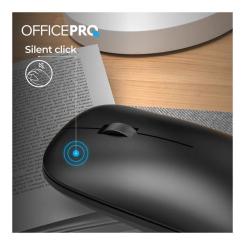 Мышка OfficePro M225B Silent Click Wireless Black Фото 9