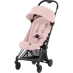 Коляска Cybex Coya Matt Black Peach Pink Фото