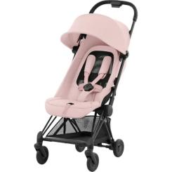 Коляска Cybex Coya Matt Black Peach Pink Фото 1