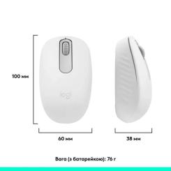 Мышка Logitech M196 Bluetooth Off-White Фото 11