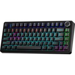 Клавиатура Aula F75 keycap KRGD Blue USB UA Black Фото 1