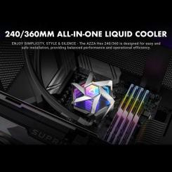 Система жидкостного охлаждения Azza HEX 360 Фото 4