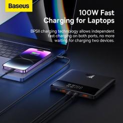 Батарея универсальная Baseus Blade 20000mAh 100W OE, black Фото 11