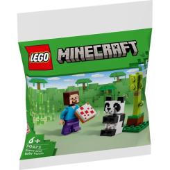Конструктор LEGO Minecraft Стив и малыш-панда Фото