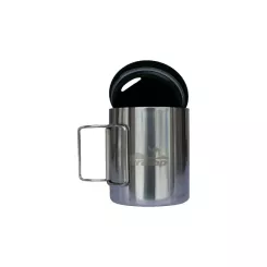 Чашка туристическая Tramp 400 мл Steel Фото 2