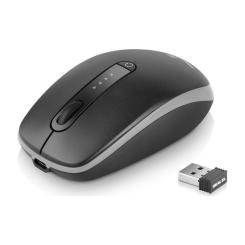 Мышка REAL-EL RM-455W Wireless/Bluetooth Black/Gray Фото