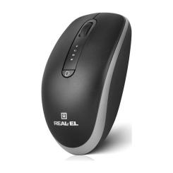 Мышка REAL-EL RM-455W Wireless/Bluetooth Black/Gray Фото 1