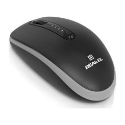 Мышка REAL-EL RM-455W Wireless/Bluetooth Black/Gray Фото 7