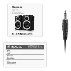Акустическая система REAL-EL S-245 Black Фото 8
