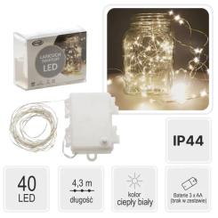 Гирлянда Chomik Струна 4.3 м 40 LED Теплый белый Фото 6