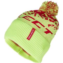 Шапка Select Pompon Hat 56 Yellow Red Фото