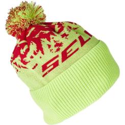 Шапка Select Pompon Hat 56 Yellow Red Фото 2