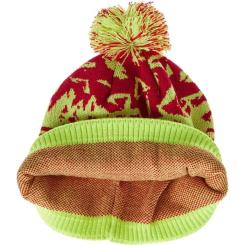 Шапка Select Pompon Hat 56 Yellow Red Фото 4