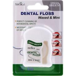 Зубная нить Melica Dental Floss Waxed & Mint 50 м Фото