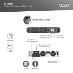 Источник бесперебойного питания Digitus 10000VA DN-170107 Фото 5