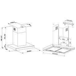 Вытяжка кухонная Eleyus ONIX 1200 LED 90 IS+BL Фото 11
