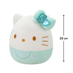 Мягкая игрушка Squishmallows Хелоу Китти в изумрудном 20 см Фото 1