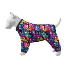 Ветровка для животных WAUDOG Clothes Зубастые монстры L 50 Фото