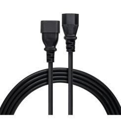 Кабель питания Vinga C13 to C14 1.8m 0.75mm2 copper Фото 1