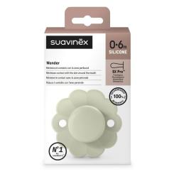 Пустышка Suavinex Wonder физиологическая, 0-6 мес. светло-зеленая Фото 2