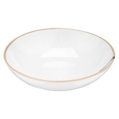 Тарелка Ardesto Apulia, 820мл, 20.8см, кераміка, білий Фото 3