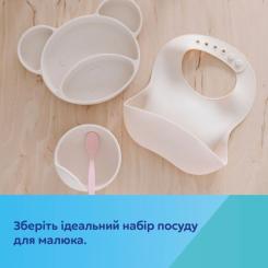 Нагрудничек Canpol babies силиконовый с карманом, бежевый Фото 7