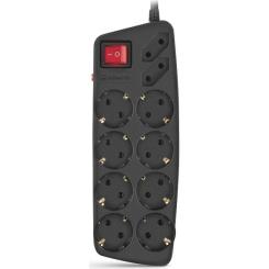 Сетевой фильтр питания REAL-EL REAL-EL RS-10 Protect, 1.8m, black Фото