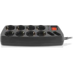 Сетевой фильтр питания REAL-EL REAL-EL RS-10 Protect, 1.8m, black Фото 3