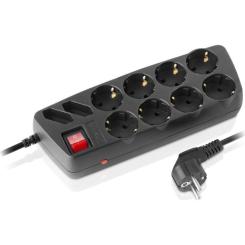 Сетевой фильтр питания REAL-EL REAL-EL RS-10 Protect, 1.8m, black Фото 4