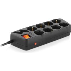Сетевой фильтр питания REAL-EL REAL-EL RS-10 Protect, 1.8m, black Фото 5
