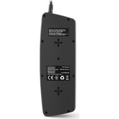 Сетевой фильтр питания REAL-EL REAL-EL RS-10 Protect, 1.8m, black Фото 6