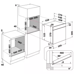 Духовой шкаф Whirlpool OMSK58HU1SX Фото 11