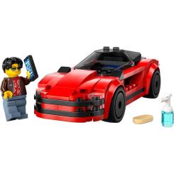 Конструктор LEGO City Красный спортивный автомобиль Фото 1